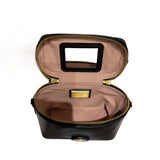 The bridge - Tracollna vanity in pelle, Nero