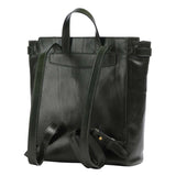 The Bridge - Zaino in pelle Isotta, Verde Scuro