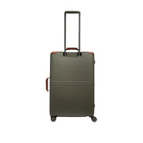 THE BRIDGE - Trolley medio in policarbonato e cuoio, Verde