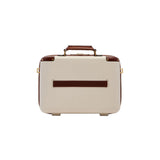 The Bridge - Beauty Case in Pelle e Policarbonato, Bianco