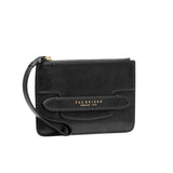 The Bridge - Portafogli in pelle donna piccolo con portamonete, Nero