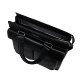 Piquadro - Tote bag porta PC 13'3 in pelle martellata linea Mos, Nero