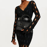 Patrizia Pepe - Fly Bamby grande pelle, Nera