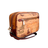 Alviero Martini - Pochette unisex con manichetto Geo Classic, Beige