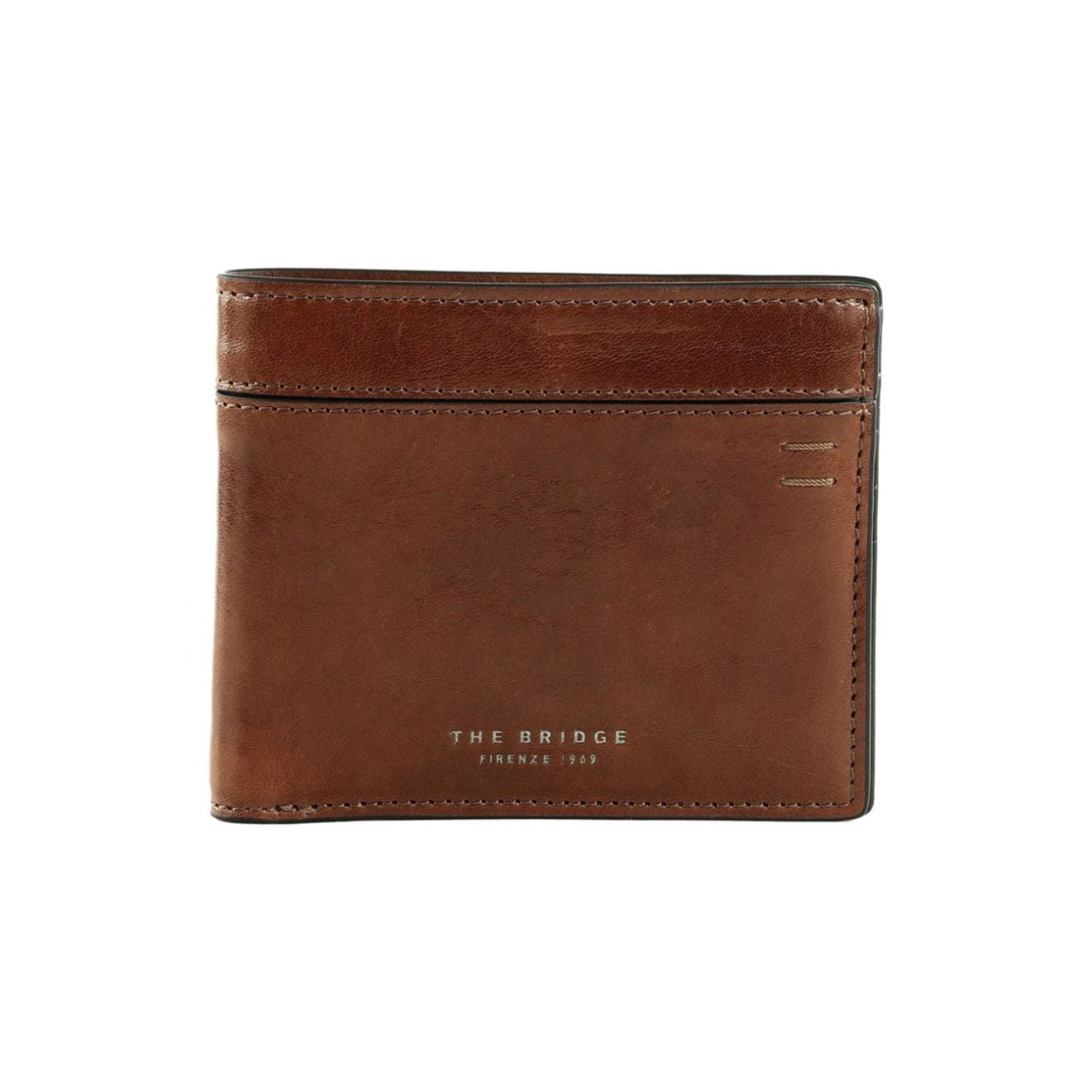 THE BRIDGE - Portafoglio uomo senza porta monete, Cuoio