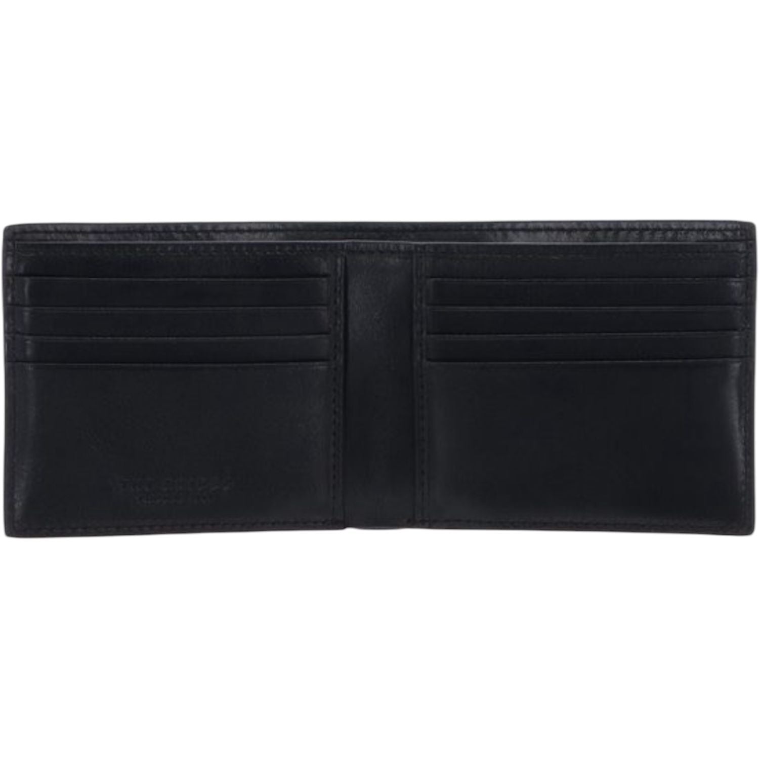 THE BRIDGE - Portafoglio uomo senza portamonete in pelle , Nero