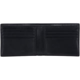 THE BRIDGE - Portafoglio uomo senza portamonete in pelle , Nero