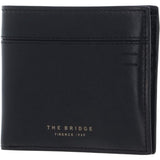 THE BRIDGE - Portafoglio uomo senza portamonete in pelle , Nero