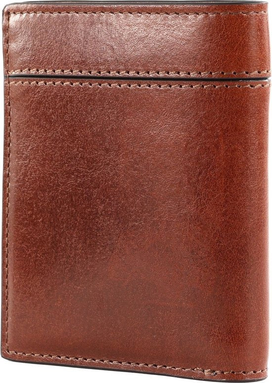 THE BRIDGE - Portafoglio verticale senza portamonete in pelle, Cuoio