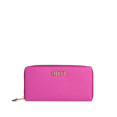 ALVIERO MARTINI - Portafoglio ziparound in saffiano , Ciclamino