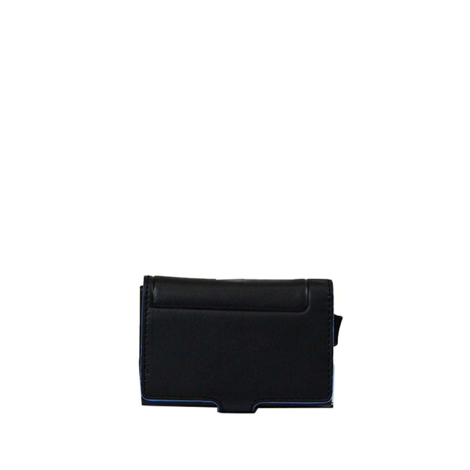 PIQUADRO - Wallet porta carte di credito, Nero