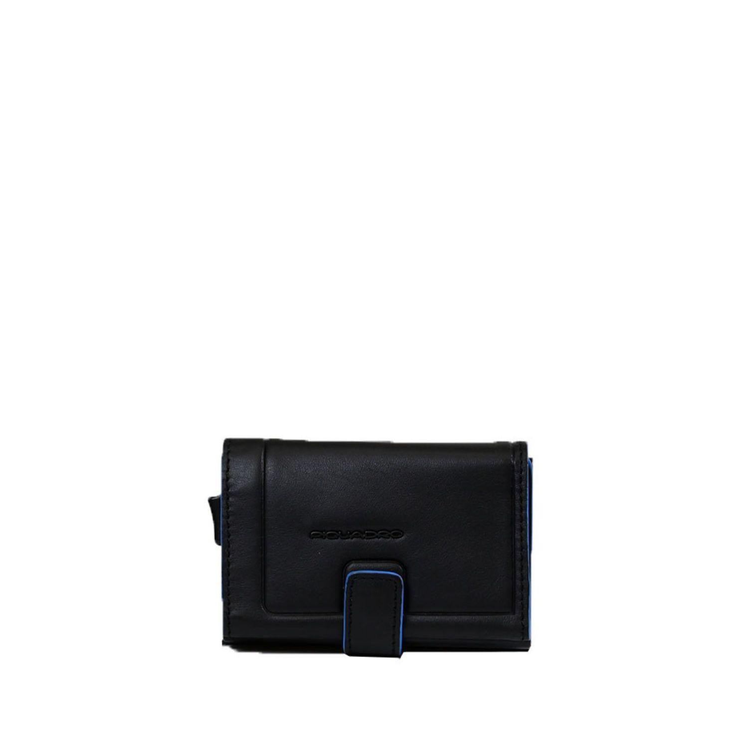 PIQUADRO - Wallet porta carte di credito, Nero