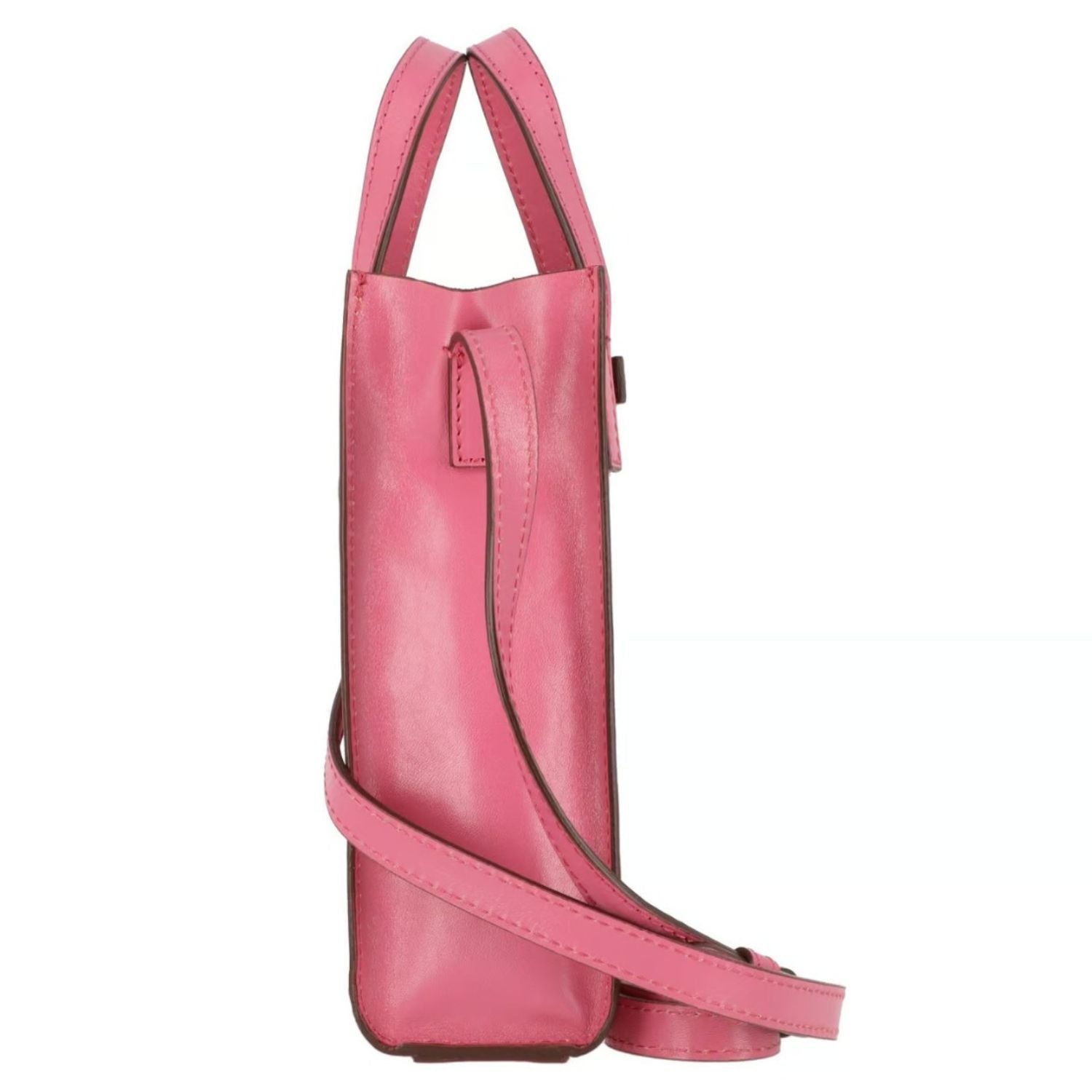 THE BRIDGE - Borsa mini verticale con manici e tracolla Mirra, Rosa