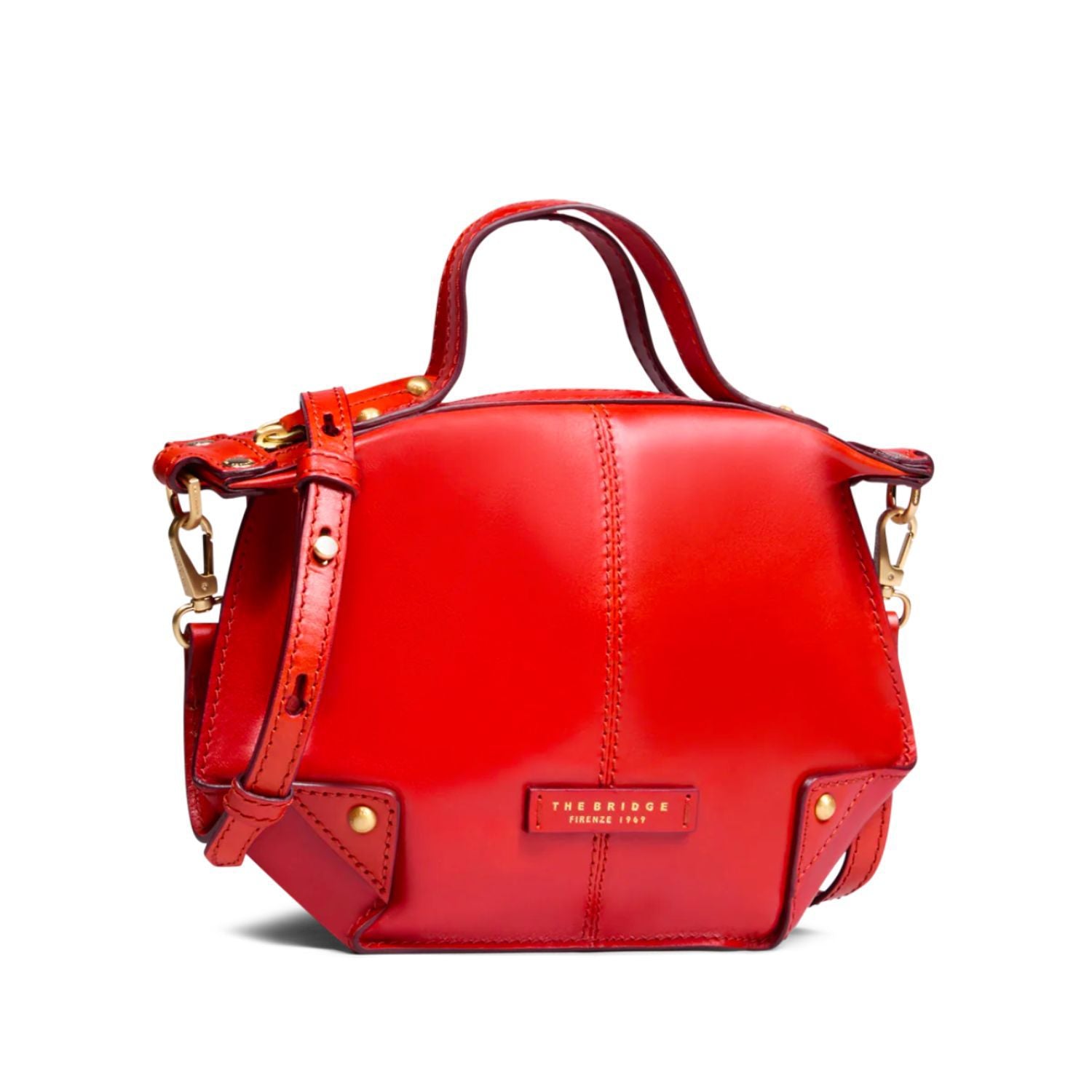 THE BRIDGE - Borsa a mano e tracolla piccola Unica, Arancione Scuro