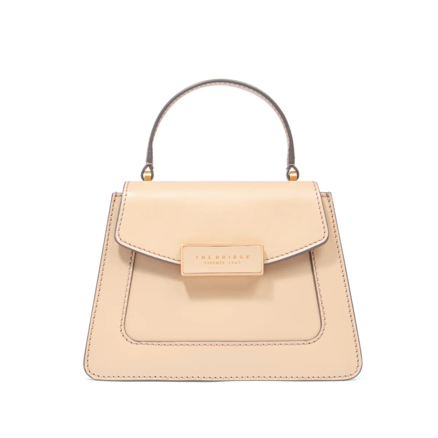 THE BRIDGE - Borsa a mano con tracolla a catena, Panna