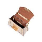 THE BRIDGE - Borsa a mano con tracolla a catena, Panna