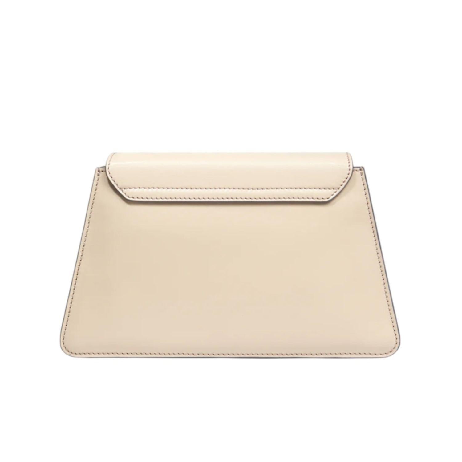 THE BRIDGE - Borsa a tracolla con patta Ginevra, Beige