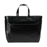 Piquadro - Borsa da lavoro porta pc a 3 scomparti Blue Square, Nera