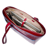 Piquadro - Borsa shopper porta pc a 3 scomparti Blue Square, Rossa