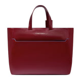 Piquadro - Borsa shopper porta pc a 3 scomparti Blue Square, Rossa