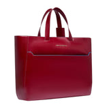 Piquadro - Borsa shopper porta pc a 3 scomparti Blue Square, Rossa