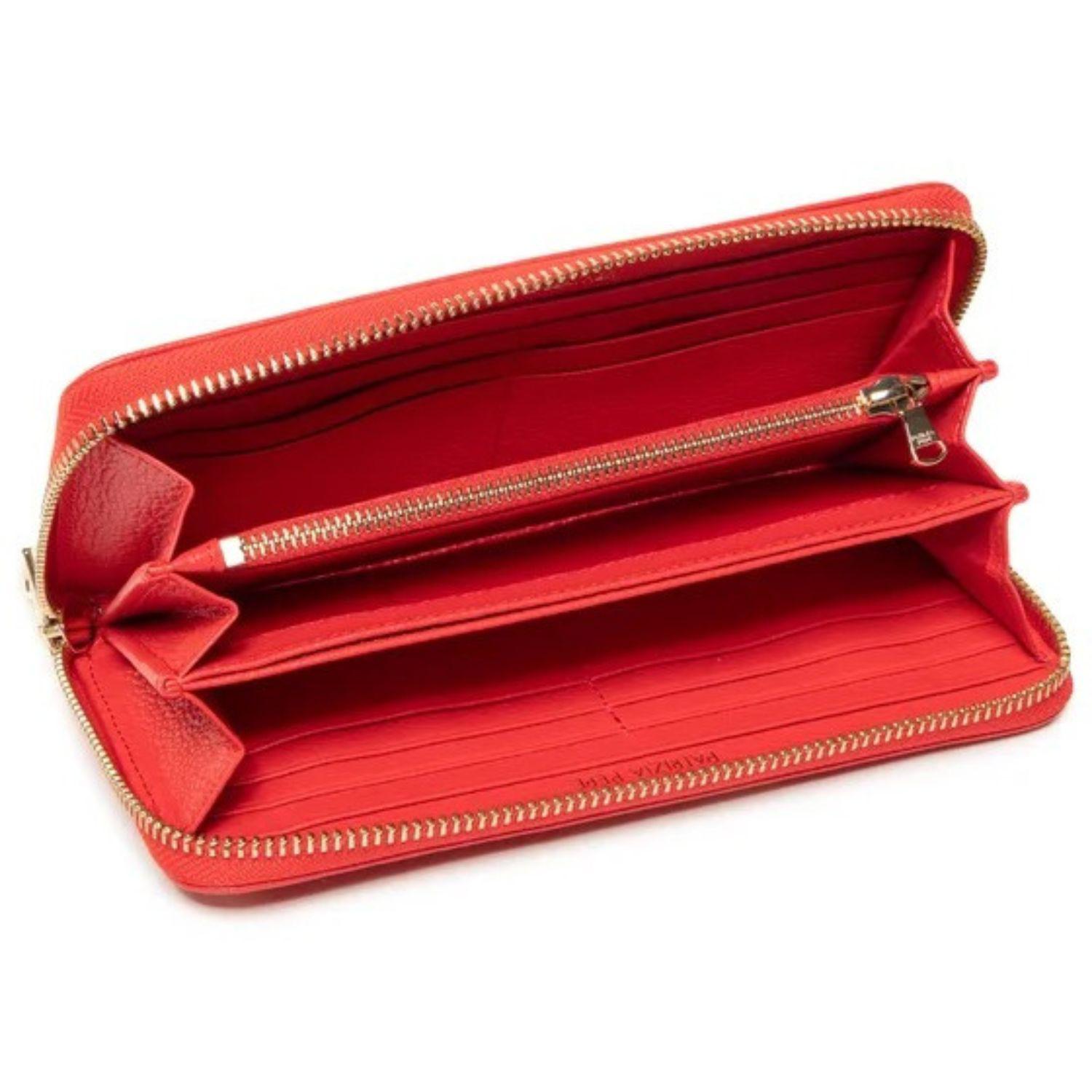 Patrizia Pepe - Portafoglio grande zip around Lipstik Red