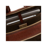 The Bridge - Zaino doppia cerniera porta Pc Story, Marrone