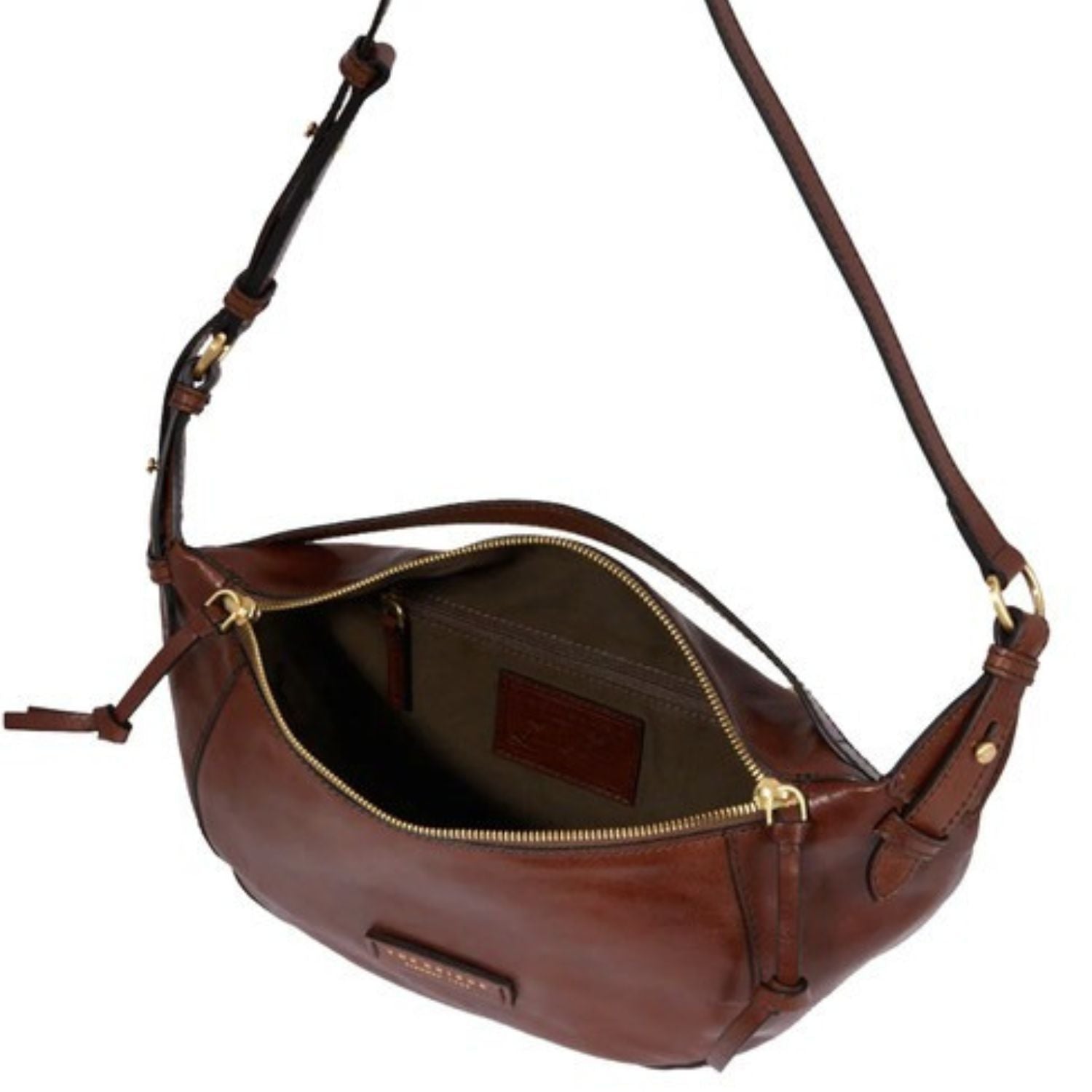 The bridge - Bum bag marsupio a tracolla medio in pelle, Marrone
