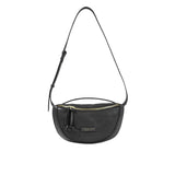 The Bridge - Bum bag marsupio a tracolla medio in pelle, Nero