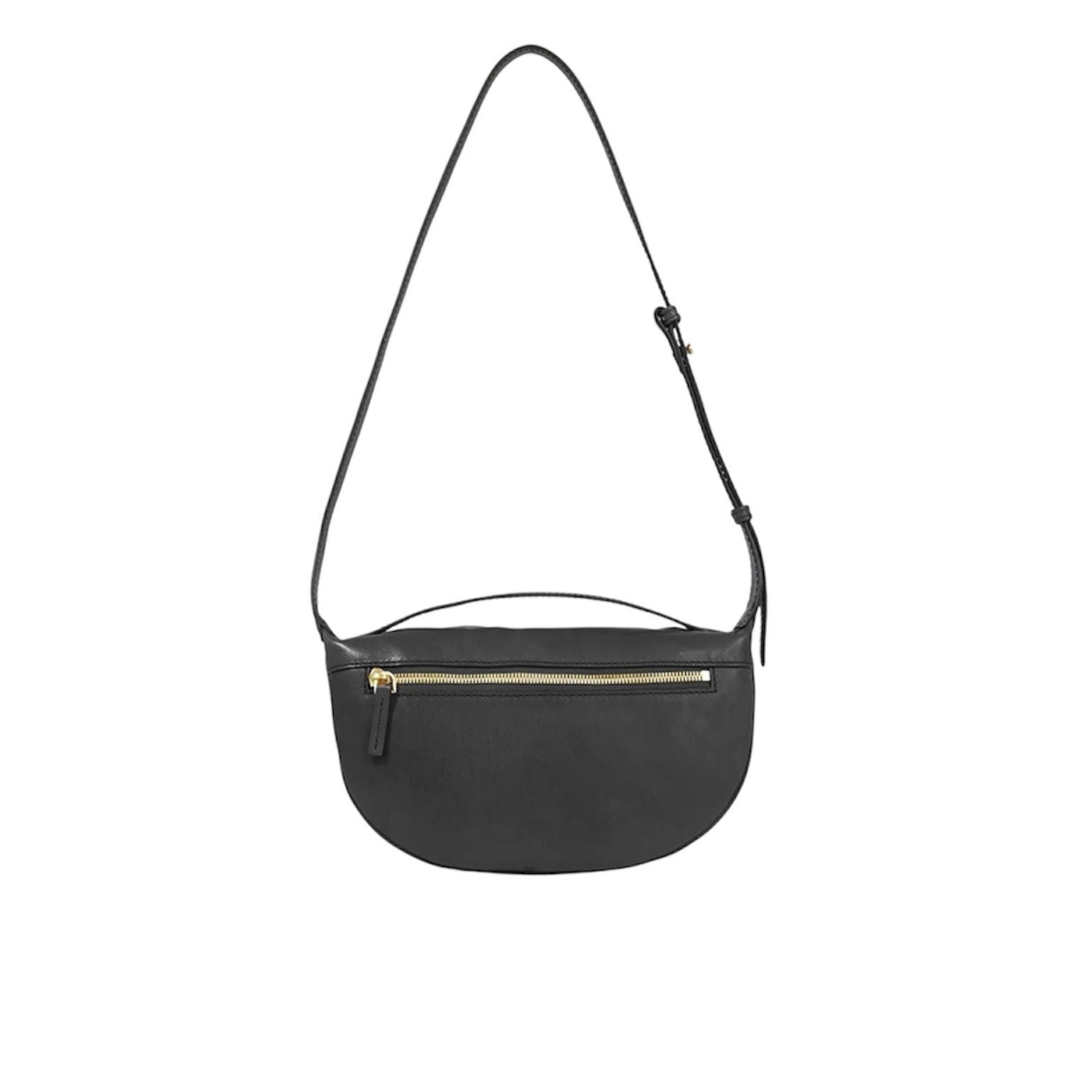 The Bridge - Bum bag marsupio a tracolla medio in pelle, Nero