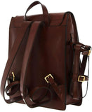 The Bridge - Zaino cuoio con porta borraccia laterale, Marrone