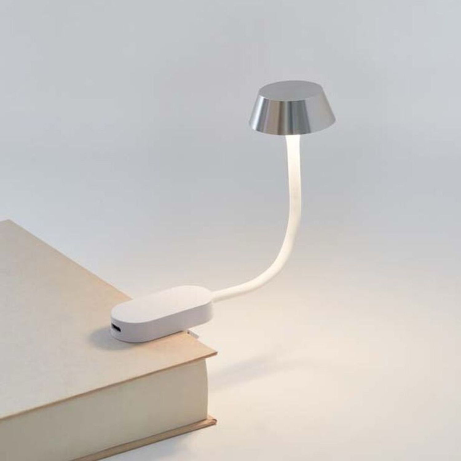 LEXON - Lampada da lettura Mimi, Argento