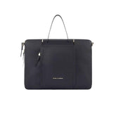 Piquadro - Borsa da lavoro donna in pelle espandibile W92, Nero