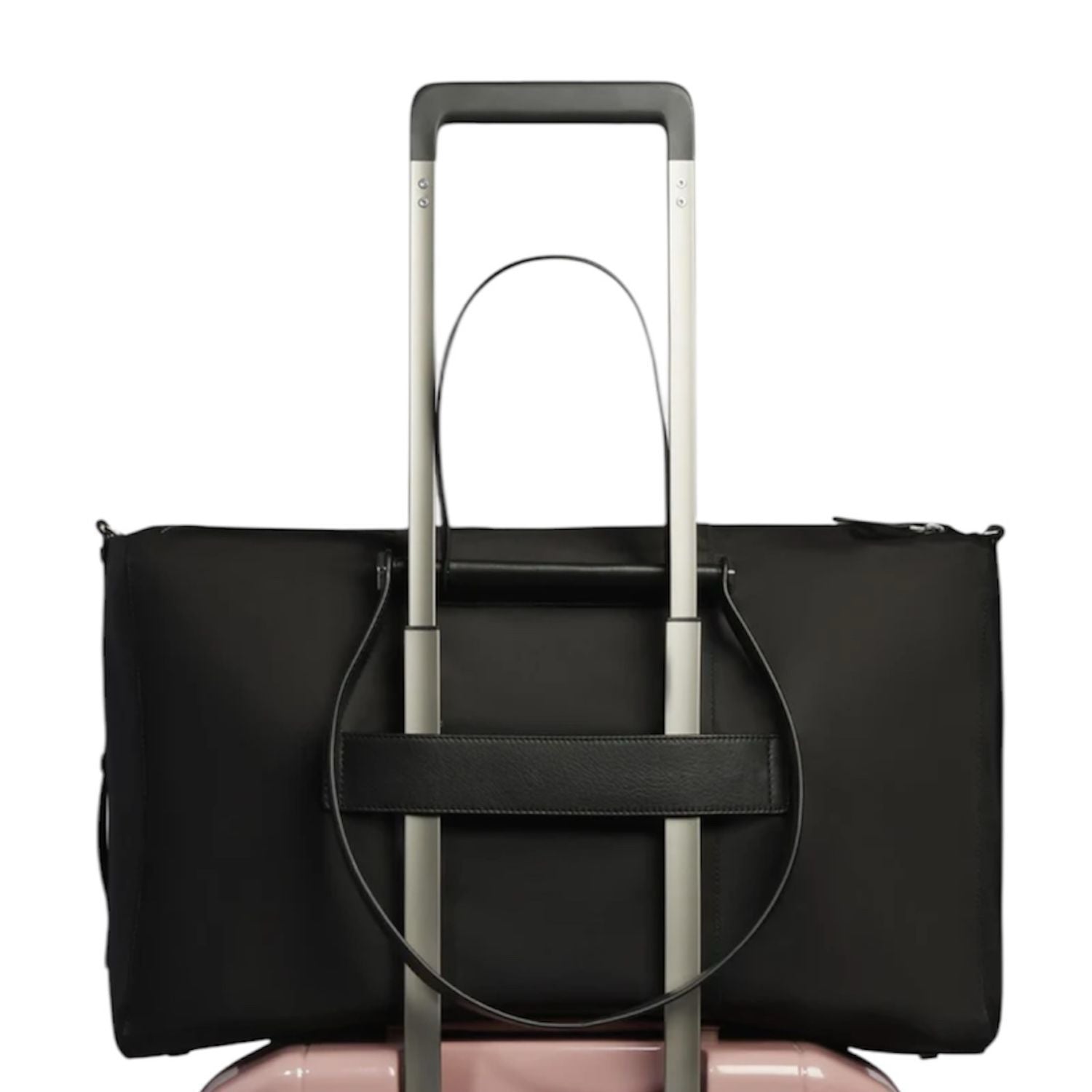 PIQUADRO - Borsone donna in tessuto riciclato e pelle W92, Nero