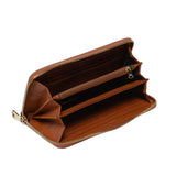 Patrizia Pepe - Portafoglio grande zip around Marrone