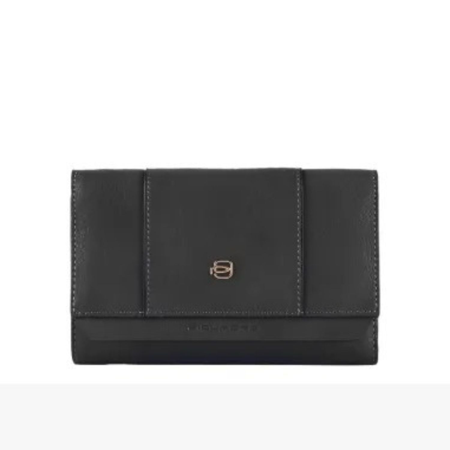 PIQUADRO - Portafoglio donna in pelle W92, Nero