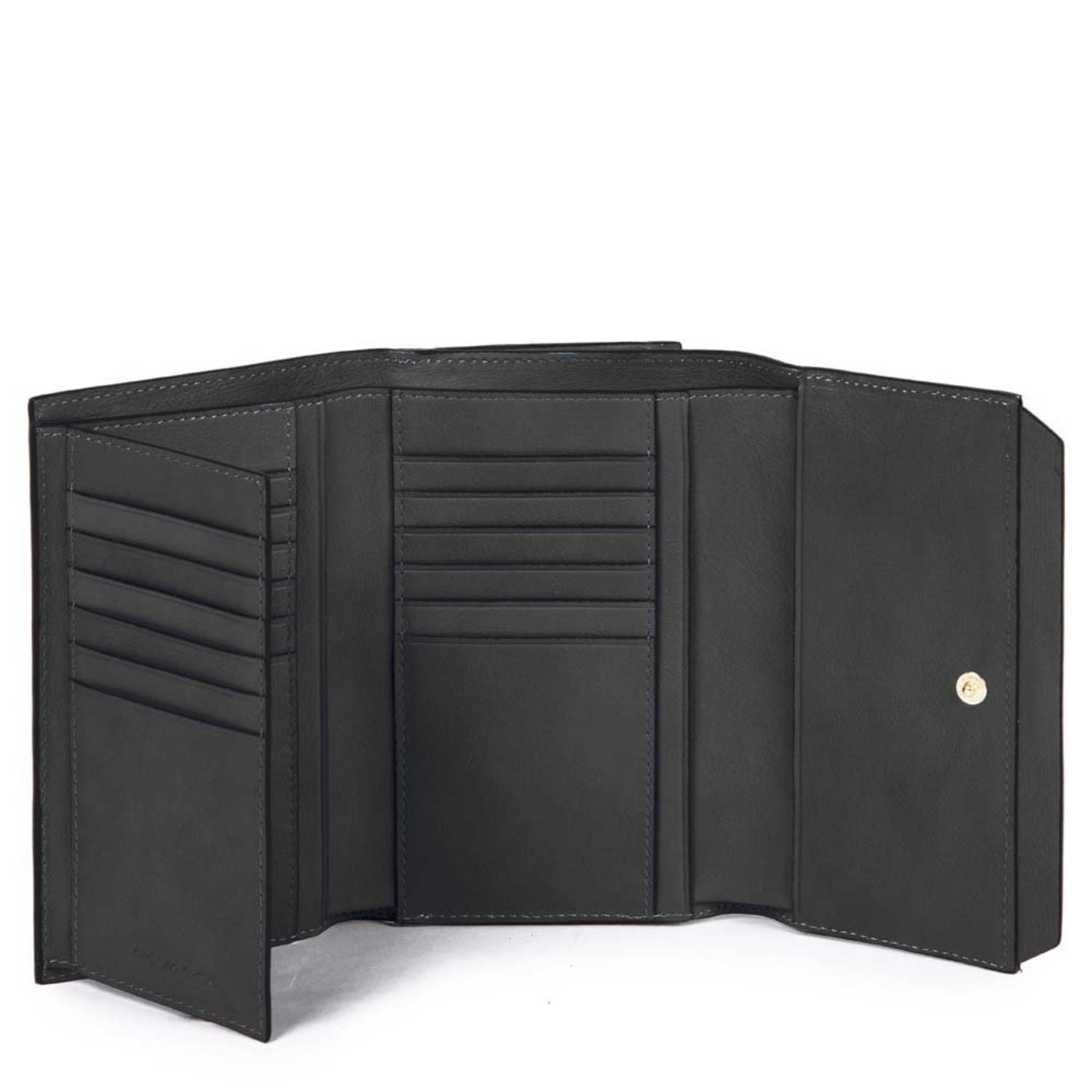 PIQUADRO - Portafoglio donna in pelle W92, Nero