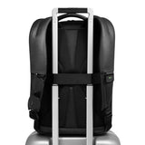 PIQUADRO - Zaino da lavoro porta PC 15.6 in pelle martellata, Nero