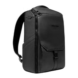 PIQUADRO - Zaino da lavoro porta PC 15.6 in pelle martellata, Nero