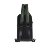 PIQUADRO - Monospalla a zaino in pelle martellata, Verde