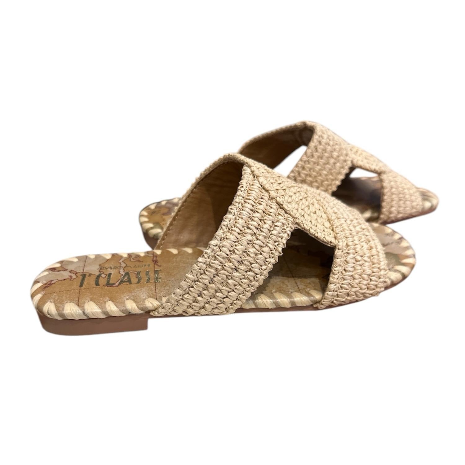 ALVIERO MARTINI - N. 36 Ciabattina rafia, Naturale
