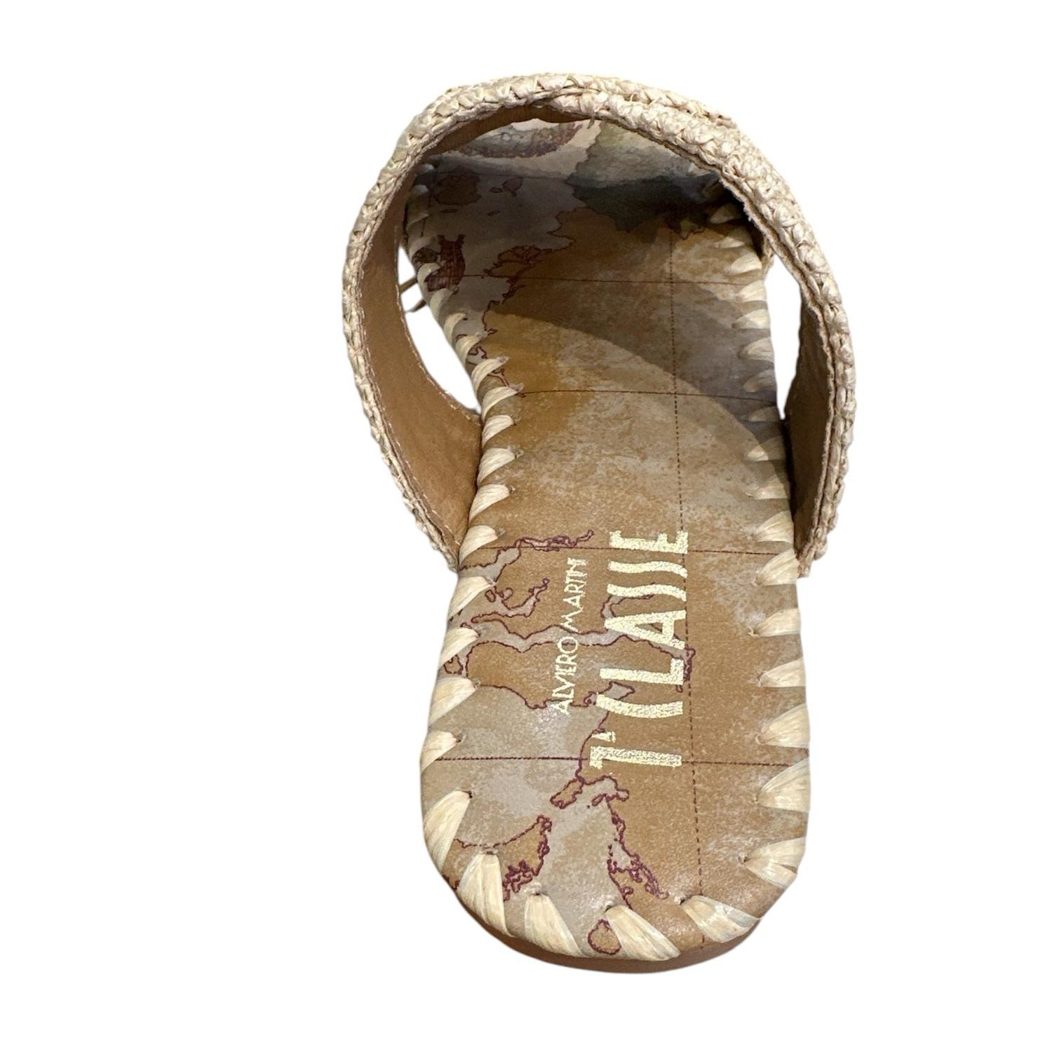 ALVIERO MARTINI - N. 36 Ciabattina rafia, Naturale