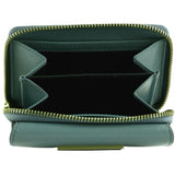 THE BRIDGE - Portafoglio donna medio con bottone Ginevra, Azzurro