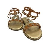 PATRIZIA PEPE - N.38 Sandalo con borchie Oro, Marrone