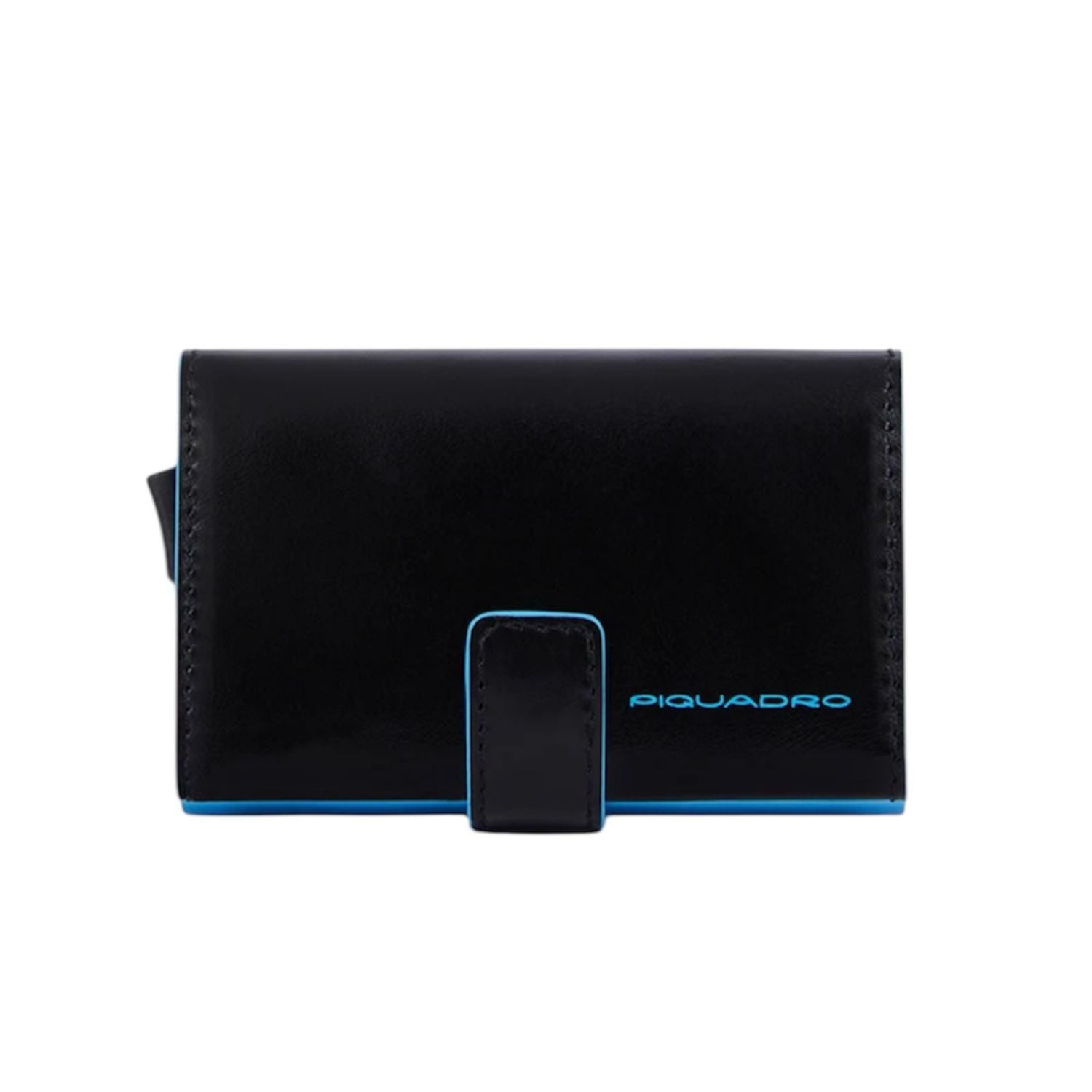 PIQUADRO - Portacarte uomo automatico Blue Square, Nero