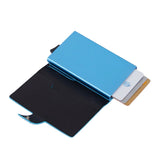 PIQUADRO - Portacarte uomo automatico Blue Square, Nero