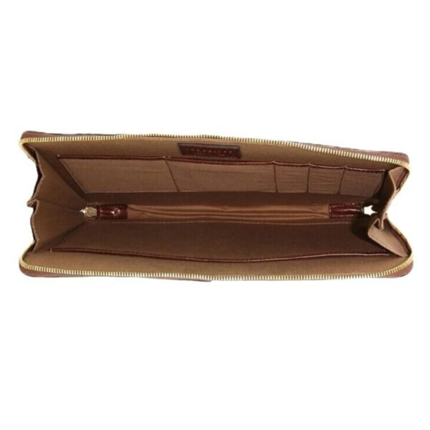 THE BRIDGE - Portadocumenti in pelle linea Vespucci, Marrone