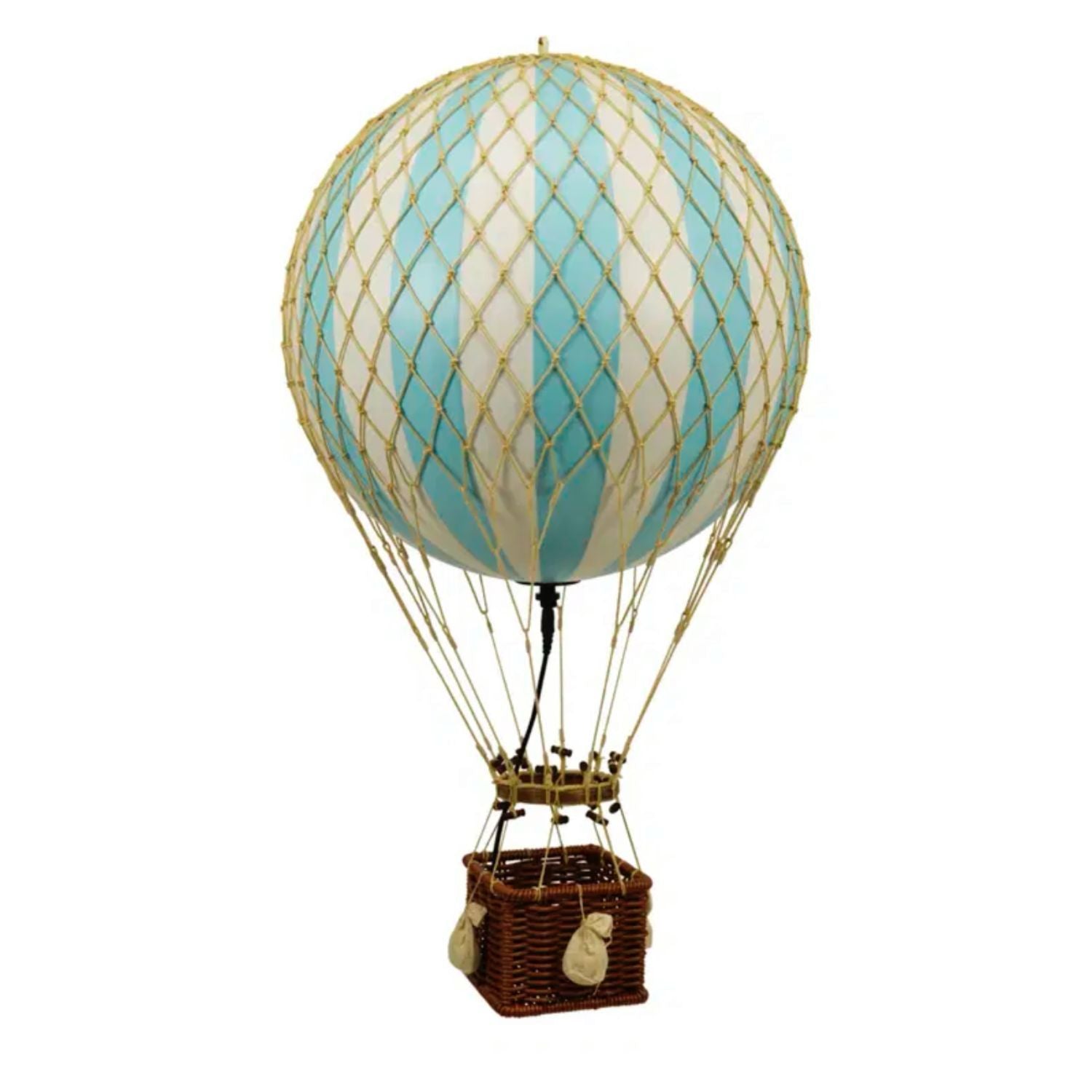 Authentic Models - Mongolfiera grande con Led, Azzurra