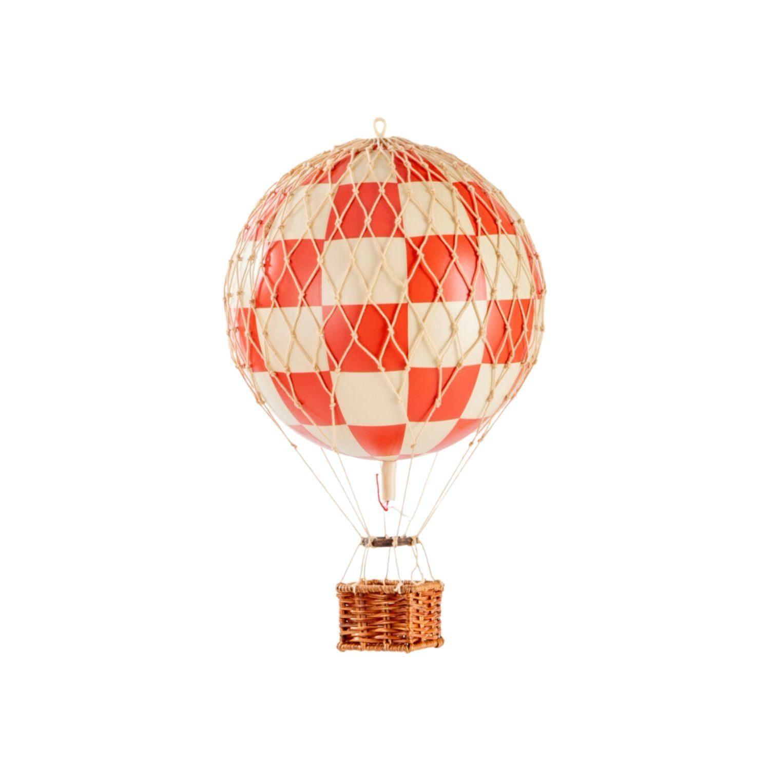 Authentic Models - Mongolfiera Media Travels Light Schacchi Rossi e Bianchi