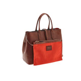 THE BRIDGE - Borsa due manici con tracolla Dalston, Marrone